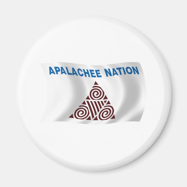 Imán de la Bandera de la Nación Apalachee (Frente)