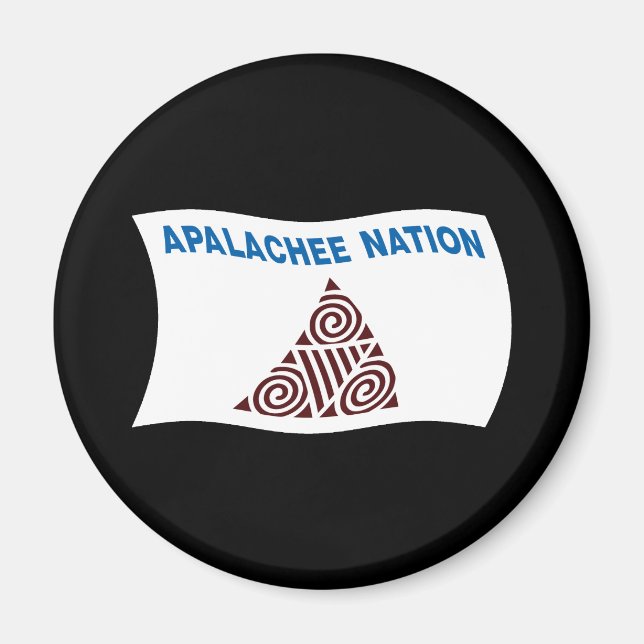 Imán de la Bandera de la Nación Apalachee (Frente)