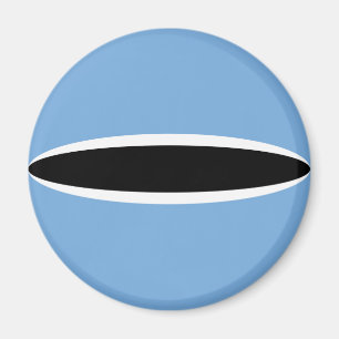 Imán de la bandera de la pesca de Botswana