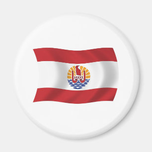 Imán de la bandera de la Polinesia Francesa