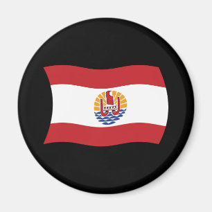 Imán de la bandera de la Polinesia Francesa