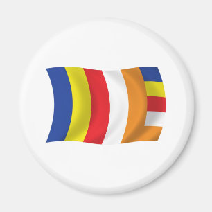 Imán de la Bandera de la Religión Budista