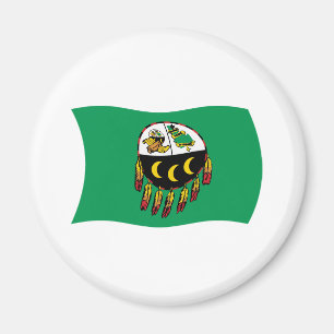 Imán de la bandera de la tribu Kutenai