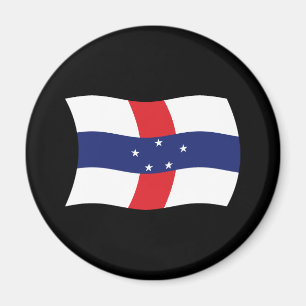Imán de la bandera de las Antillas Neerlandesas