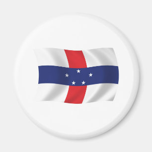 Imán de la bandera de las Antillas Neerlandesas