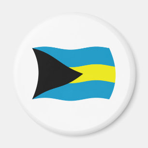 Imán de la bandera de las Bahamas