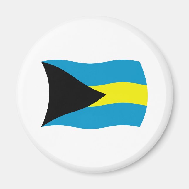 Imán de la bandera de las Bahamas (Frente)