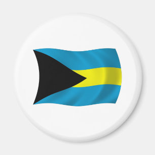 Imán de la bandera de las Bahamas