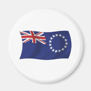 Imán de la bandera de las Islas Cook