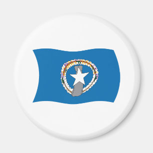 Imán de la bandera de las Islas Marianas del Norte