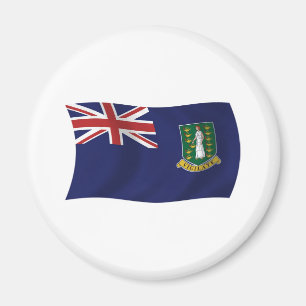 Imán de la bandera de las Islas Vírgenes Británica
