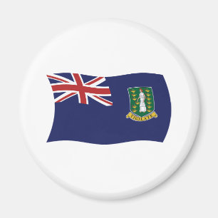 Imán de la bandera de las Islas Vírgenes Británica