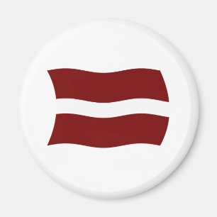 Imán de la bandera de Letonia
