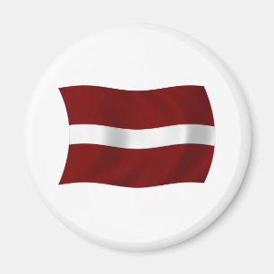 Imán de la bandera de Letonia
