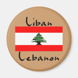 Imán de la bandera de Liban Líbano