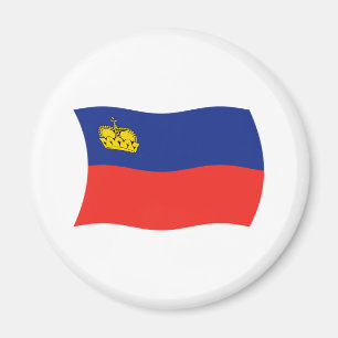 Imán de la bandera de Liechtenstein