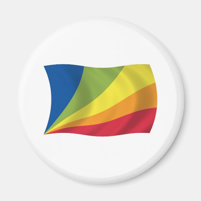 Imán de la bandera de Lingua Franca Nova (Frente)