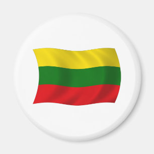 Imán de la bandera de Lituania