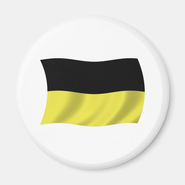 Imán de la bandera de los casubios (Frente)