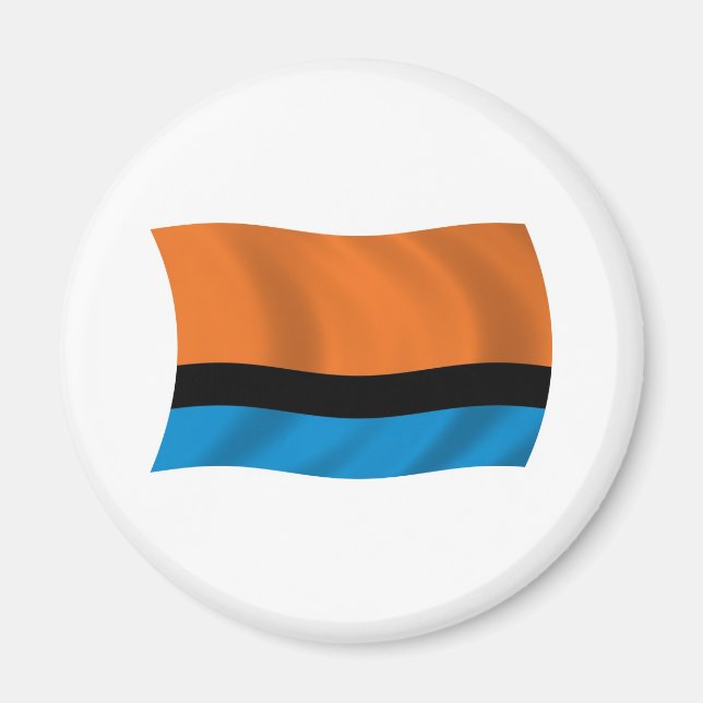 Imán de la Bandera de los Chagosianos (Frente)