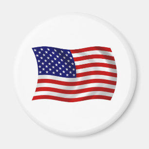 Imán de la bandera de los Estados Unidos de Améric