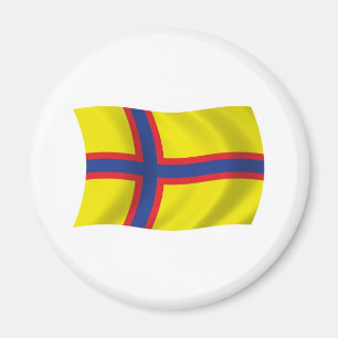 Imán de la bandera de los finlandeses de Ingria