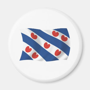 Imán de la bandera de los frisones