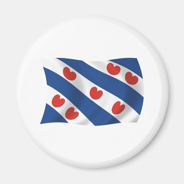 Imán de la bandera de los frisones (Frente)