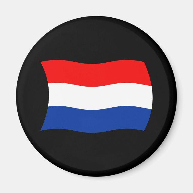 Imán de la bandera de los Países Bajos (Frente)