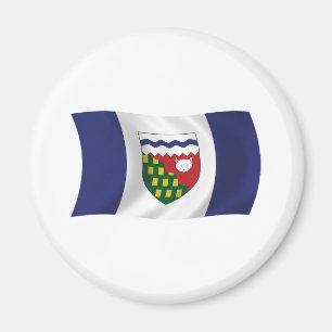 Imán de la bandera de los Territorios del Noroeste