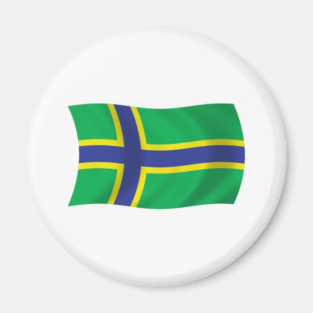 Imán de la bandera de los vepsios (Frente)