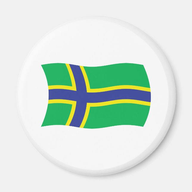 Imán de la bandera de los vepsios (Frente)