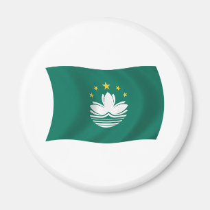 Imán de la bandera de Macao