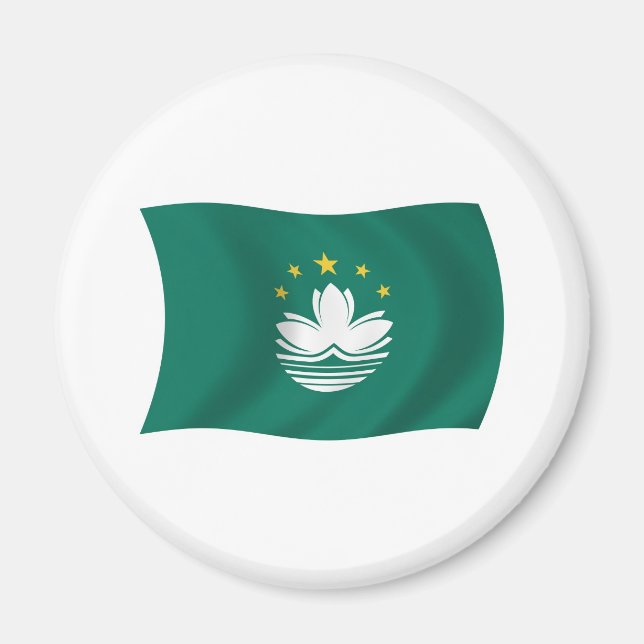 Imán de la bandera de Macao (Frente)