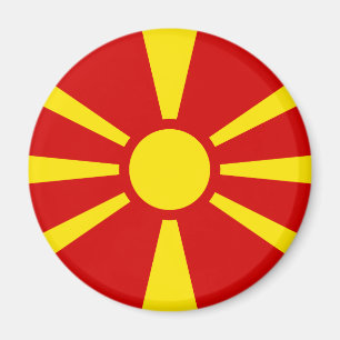Imán de la bandera de Macedonia