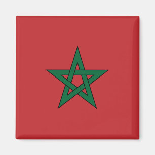 Imán de la bandera de Marruecos