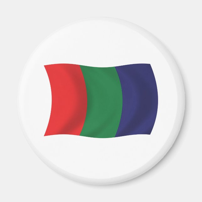 Imán de la bandera de Marte (Frente)