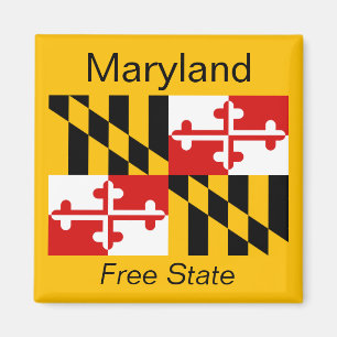 Imán de la bandera de Maryland