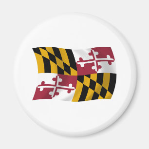 Imán de la bandera de Maryland