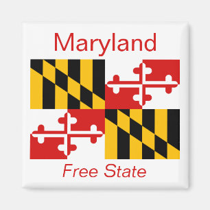 Imán de la bandera de Maryland
