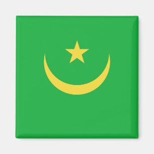 Imán de la bandera de Mauritania