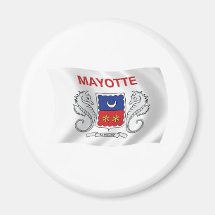 Imán de la bandera de Mayotte