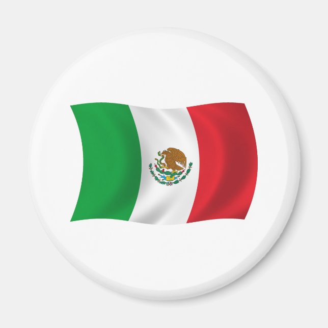 Imán de la Bandera de México (Frente)