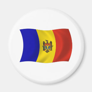 Imán de la bandera de Moldavia