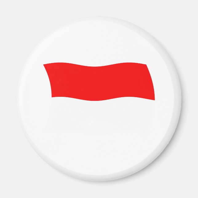 Imán de la bandera de Mónaco (Frente)