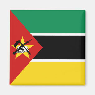Imán de la bandera de Mozambique