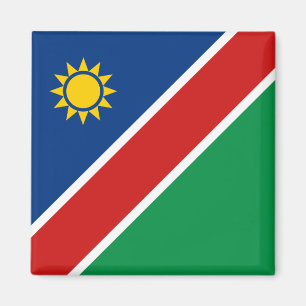 Imán de la bandera de Namibia