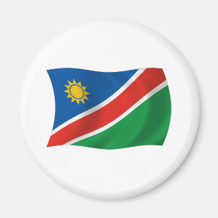 Imán de la bandera de Namibia