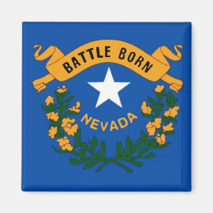 Imán de la bandera de Nevada