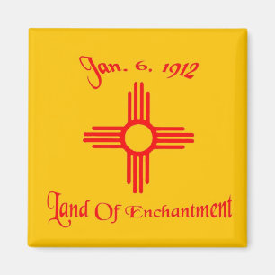 Imán de la bandera de New México